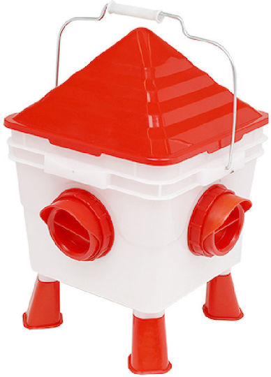 Automatic Feeder 4kg House 4 Detachable Support Legs Features Reinforced Metal Handle Easy Transport