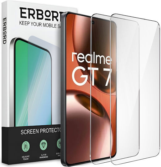 2x Sticlă Temperată Realme GT 7 7T Erbord 9H Hard Glass Rapid