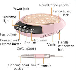 Nail Drill Power 80W Pink