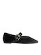 Fabric Ballerinas Black