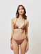 Αθλητικό Set Bikini Καφέ