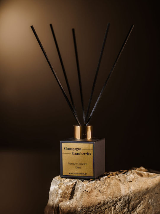 Eros Candles Diffuser με Άρωμα φράουλα 100ml