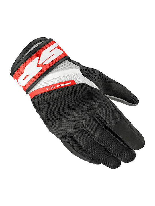 Spidi Neo-S Herren Motorradhandschuhe Black/Red