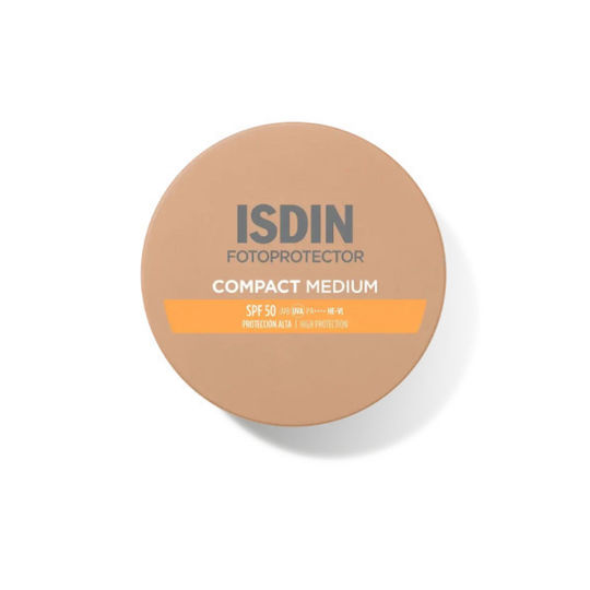 Isdin Compact Αντηλιακό Προσώπου SPF50 με Χρώμα Medium 10gr