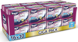 Sani Σερβιέτες Ακράτειας με βαμβάκι Sani lady Sensitive Extra Large No6 GIGA PACK 16x10 τμχ Sani Σερβιέτες Ακράτειας με βαμβάκι Sani lady Sensitive Extra Large No6 GIGA PACK 16x10 τμχ