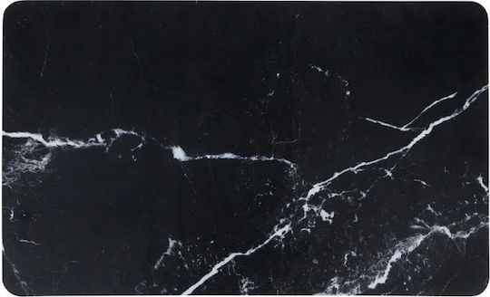 5Five Non-Slip Bath Mat Black Marble 75x45cm