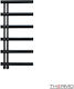 Thermo Accent Towel Rail Bathroom 500x1000 Black