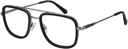 Gant Herren Metallisches Brillengestell Blau GA...