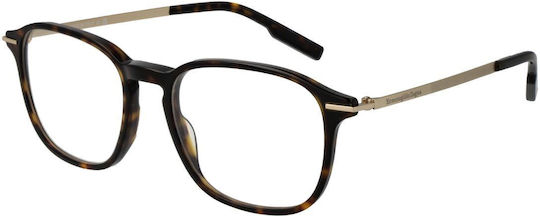 Zegna Männlich Kunststoff Brillenrahmen Braun EZ5229 052