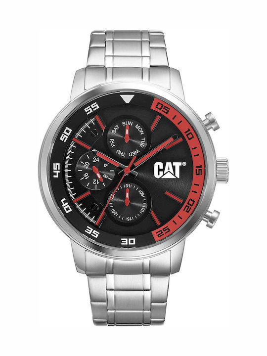 CAT Sail Men's Watch Battery with Silver Metal Bracelet