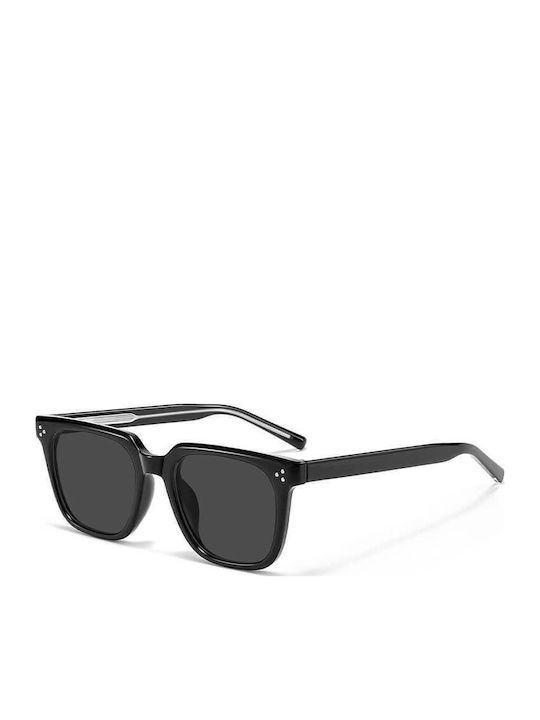 Moscow Mule Unisex Γυαλιά Ηλίου με Μαύρο Κοκκάλινο Σκελετό και Μαύρο Polarized Φακό MM/8633/1-Black-Astra