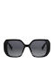Bvlgari Damen Sonnenbrille mit Schwarz Kunststoff Gestell und Schwarz Verlaufsfarbe Linse