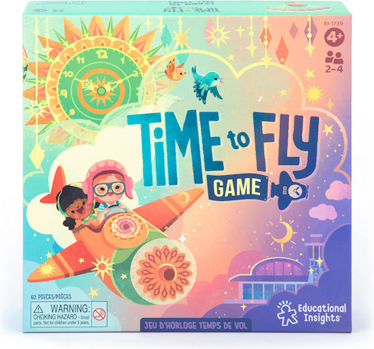 Board Game Time To Fly for 2-4 Players 4+ Years Old Educational Insights