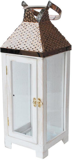 Atmosphera Фенерче Дърво Бял 14x14x40бр 1бр