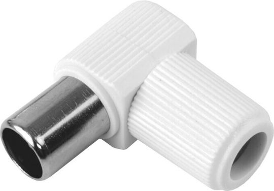 Tecatel Angled Plug IEC Male 9.52 RG6