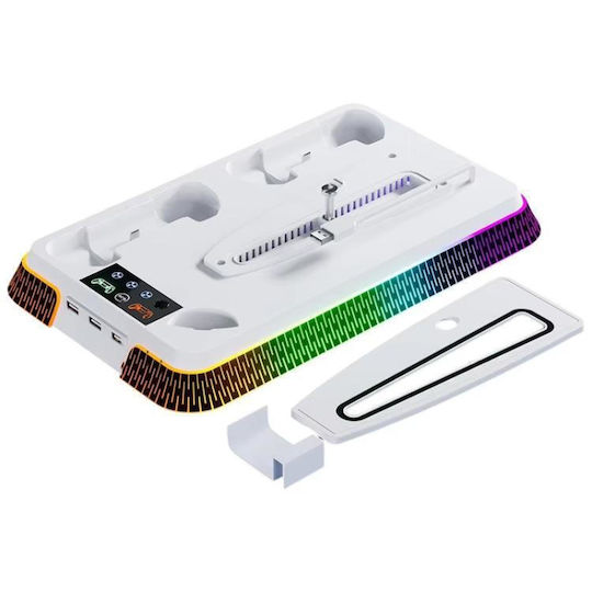 Console and Controller Stand for 2 PS5 / PS5 Slim Multicolour ZN348R