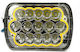 LED 45W 17.78cm με Κίτρινο Φωτισμό 1τμχ