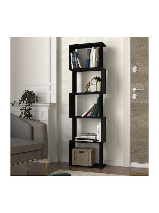 Bibliothek Alvina Schwarz 45x19.6x158.8cm