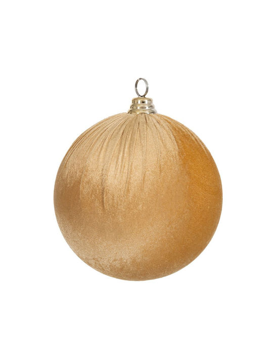 Velvet Hanging Ball Ornament Ornament Gold 25cm