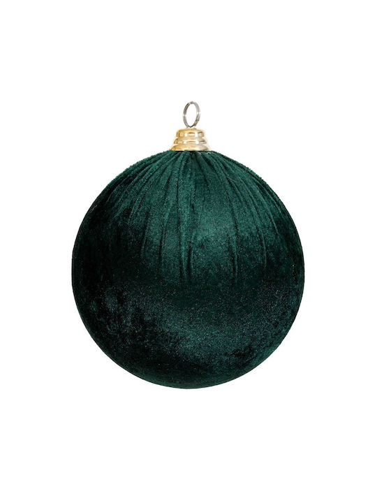Velvet Hanging Ball Ornament Ornament Green 25cm