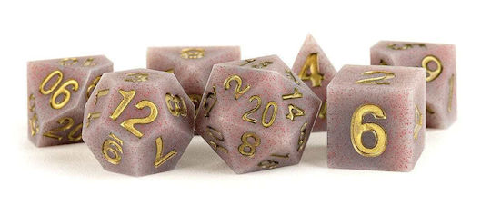 Fanroll Sharp Edge Silicone Dice Set Volcanic Soot 7