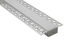 Aluminum Profile for Drywall Complete 2m Wide Up to 21mm Matte Cover 30-1545009