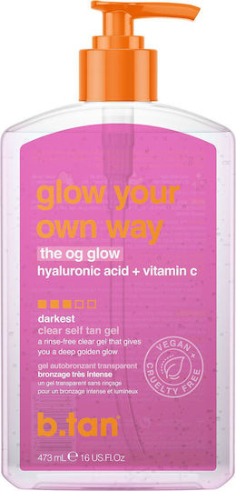 B.Tan Glow Your Own Way The OG Glow Self Tanning Gel Σώματος Dark 473ml