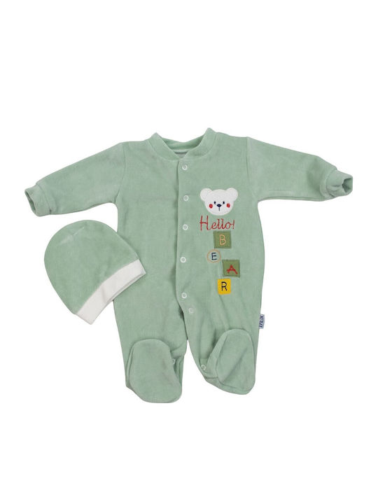 Papillon Kids Babystrampler Langärmliges Samt m...
