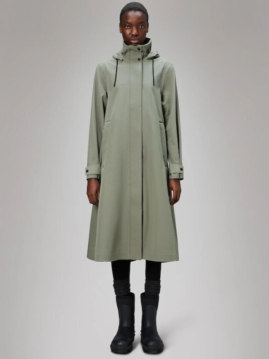 Rains Women's Long Sports Softshell Jacket Waterproof and