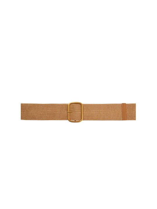 Grace & Mila Elastic Women's Belt Tabac Brown