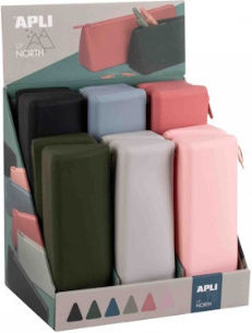 Apli Pencil Case Silicone Pink