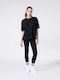 Schulung Frauen Lang Leggings Schwarz