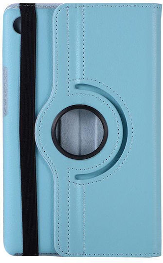 Flip Cover Din Piele Rotativă Albastră (Samsung Galaxy Tab S6 Lite 10.4, P610, P615, P613)