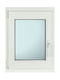 Hinged Window PVC W52xH60cm