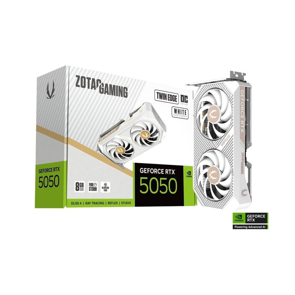 Zotac GeForce RTX 5050 8GB GDDR6 Twin Edge White Κάρτα Γραφικών