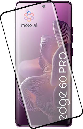 Idol 1991 3D 0.3mm Full Glue Tempered Glass Μαύρο (Motorola Edge 60 Pro)