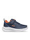 Memory Fast Παιδικά Sneakers με Σκρατς Μπλε