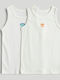 Mothercare Set of Kids' Undershirts Sleeveless White 2pcs