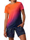 Yuuyake Women's Athletic T-shirt Multicolour