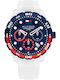 Tommy Hilfiger Thregatta Men's Watch 44mm Chronograph Battery with White Metal Bracelet