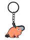 Chainsaw Man Rubber Keychain Pochita Sitting