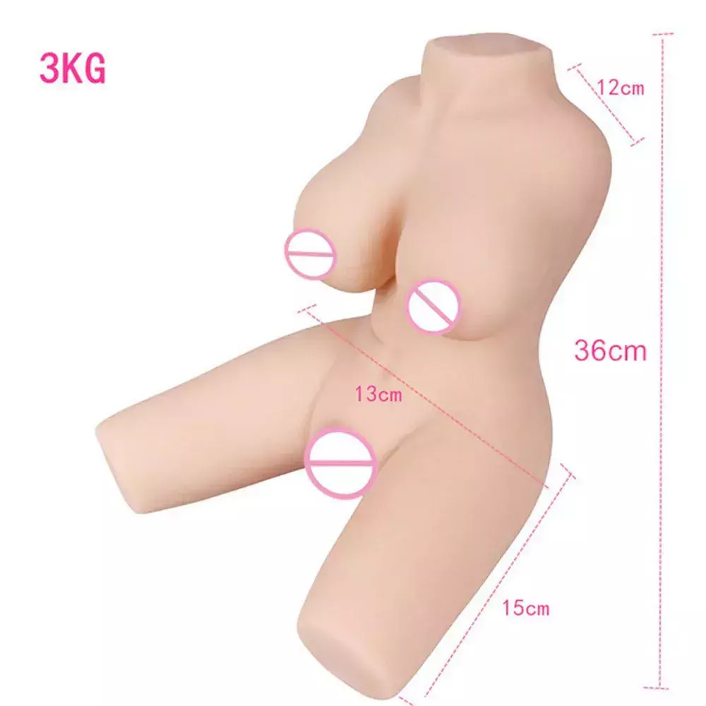 half size sex doll Half Sex +Doll Realistic TPE Full Body Life Size Love Toy Huge Dolls for  Men Fat main image 0
