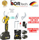 Bortech Baumschere Batterie 36V 2x6Ah mit Maximalem Schnittdurchmesser 37mm im Transportkoffer