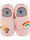 Kids Slippers Pink Kite Bike