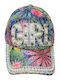 Cotton Jockey Green Floral Stars Beads Women's Brims Trims