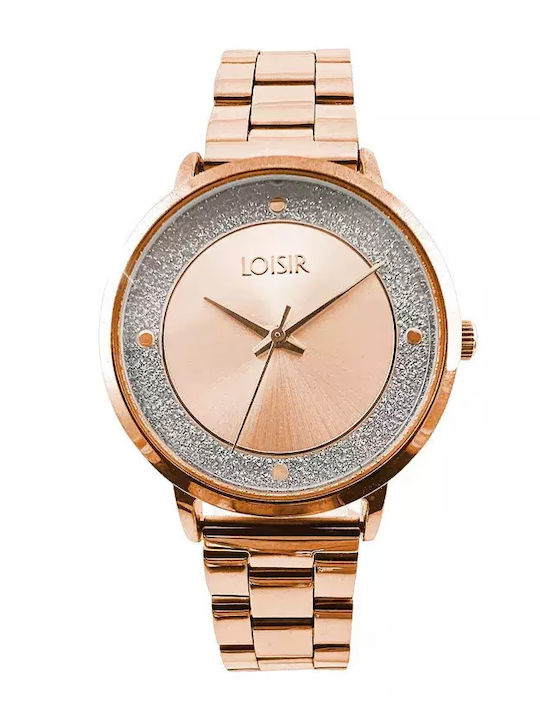 Loisir Cocktail Women's Watch with Pink Gold Me...