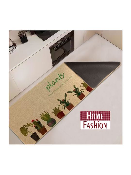 Go Smart Home Kitchen Mat Runner with Anti-slip Underlay Printed 60x180εκ.