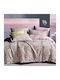 Ravelia Sheet Sets Queen with Elastic 160x200+35cm. Sateen Pink 4pcs