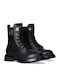Kinderstiefel mit Schnürsenkeln Schwarz