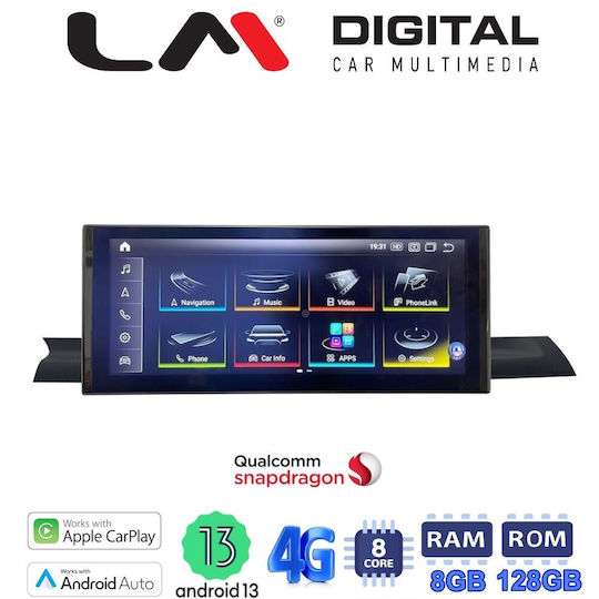 LM Digital Автомобилна Аудио Система (Блутут/USB/WiFi/GPS/Apple-Carplay/Android-Auto)